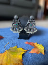 Silver Replica oxidized Indian Traditional Earrings