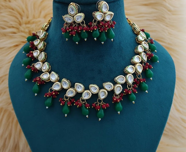 Indian Ancient Jewel Kundan Set